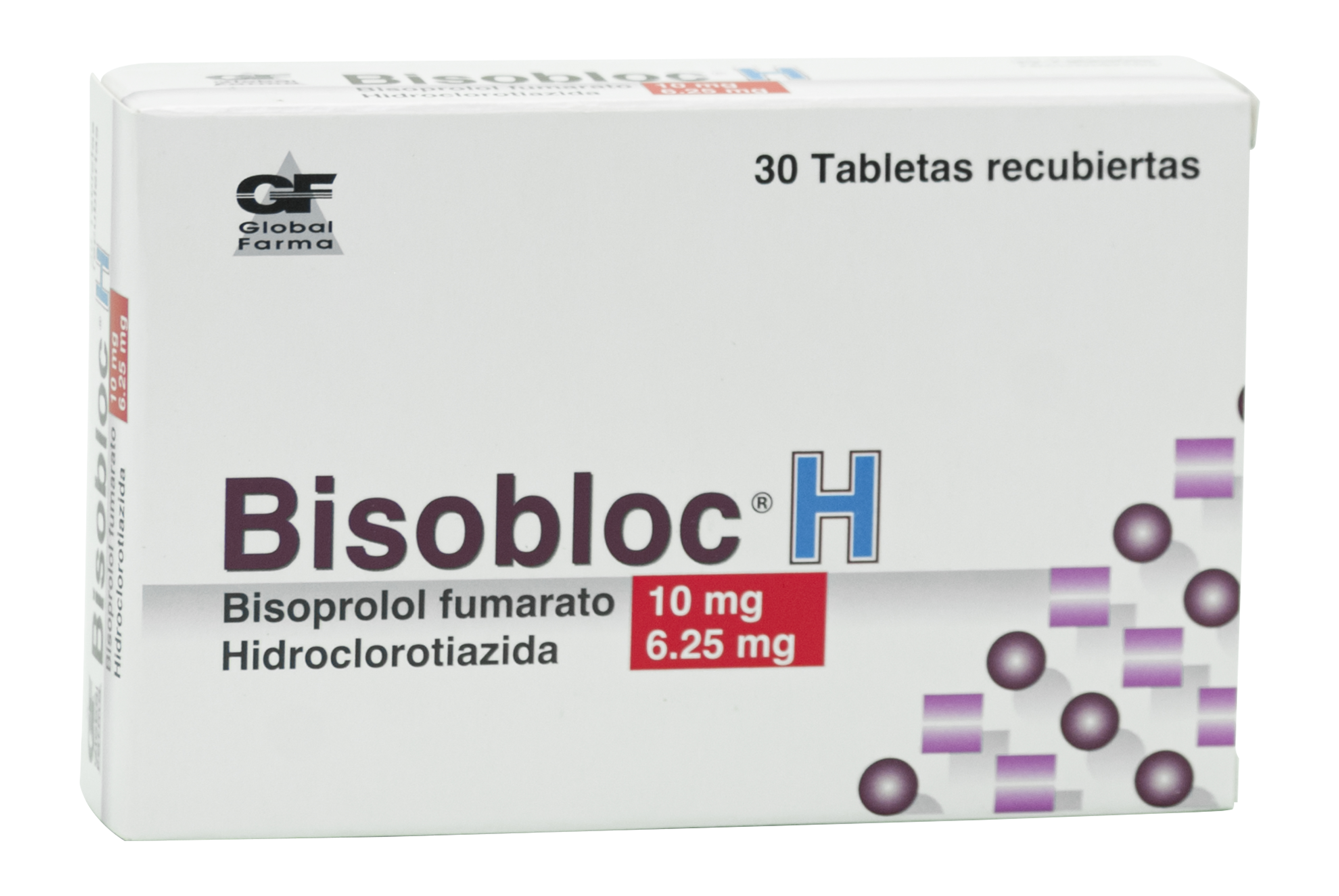 BISOBLOC H TABLETAS 10/6.25MG x 30