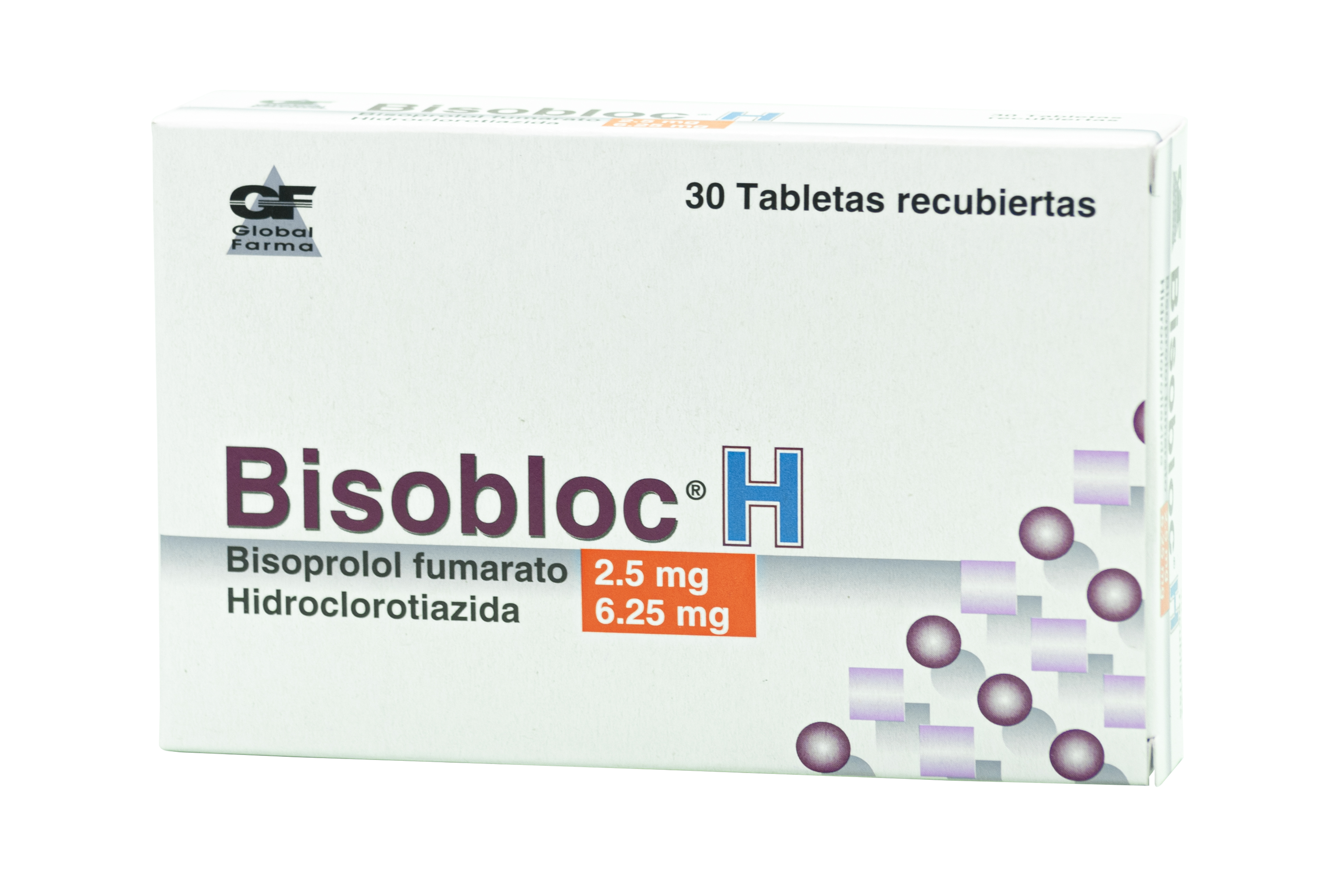 BISOBLOC H TABLETAS 2.5/6.25MG x 30