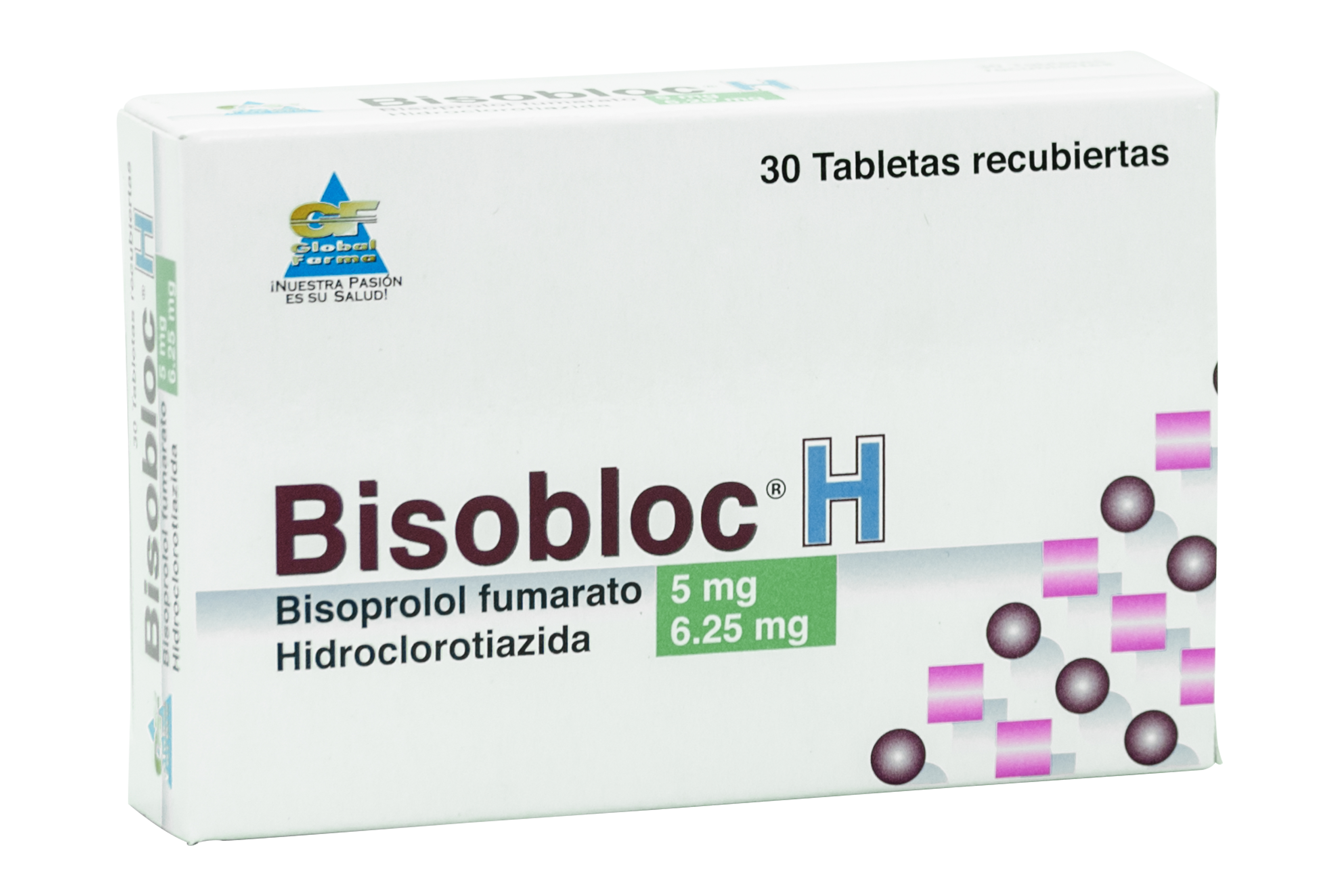 BISOBLOC H TABLETAS 5/6.25MG x 30